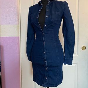 A denim dress